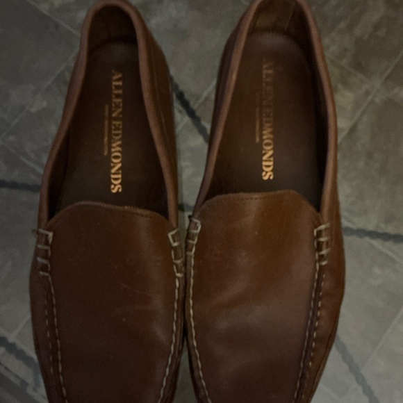Allen Edmonds interstate 90 leather driving loafer brown sz 9.5 great condition - Picture 1 of 5